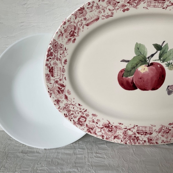 Pfaltzgraff ‘Delicious’ Pattern 12” Oval Platter Serving / Steak… - Picture 3 of 10